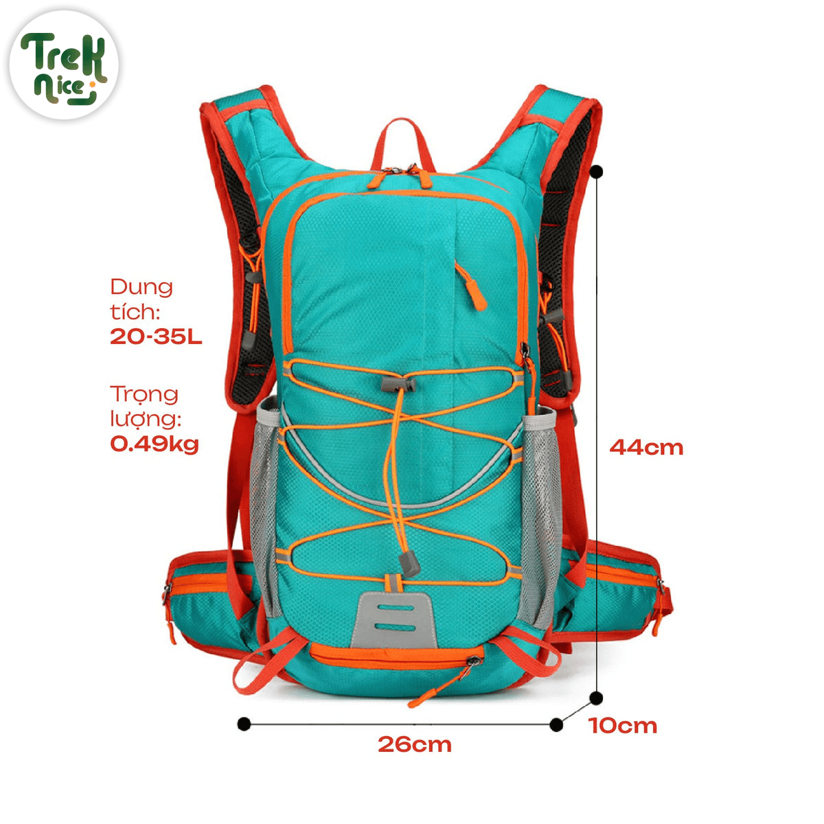 Balo Trail 2035 - dung tích 20L-35L, chống nước, nâng đỡ lưng 3 lớp, siêu nhẹ