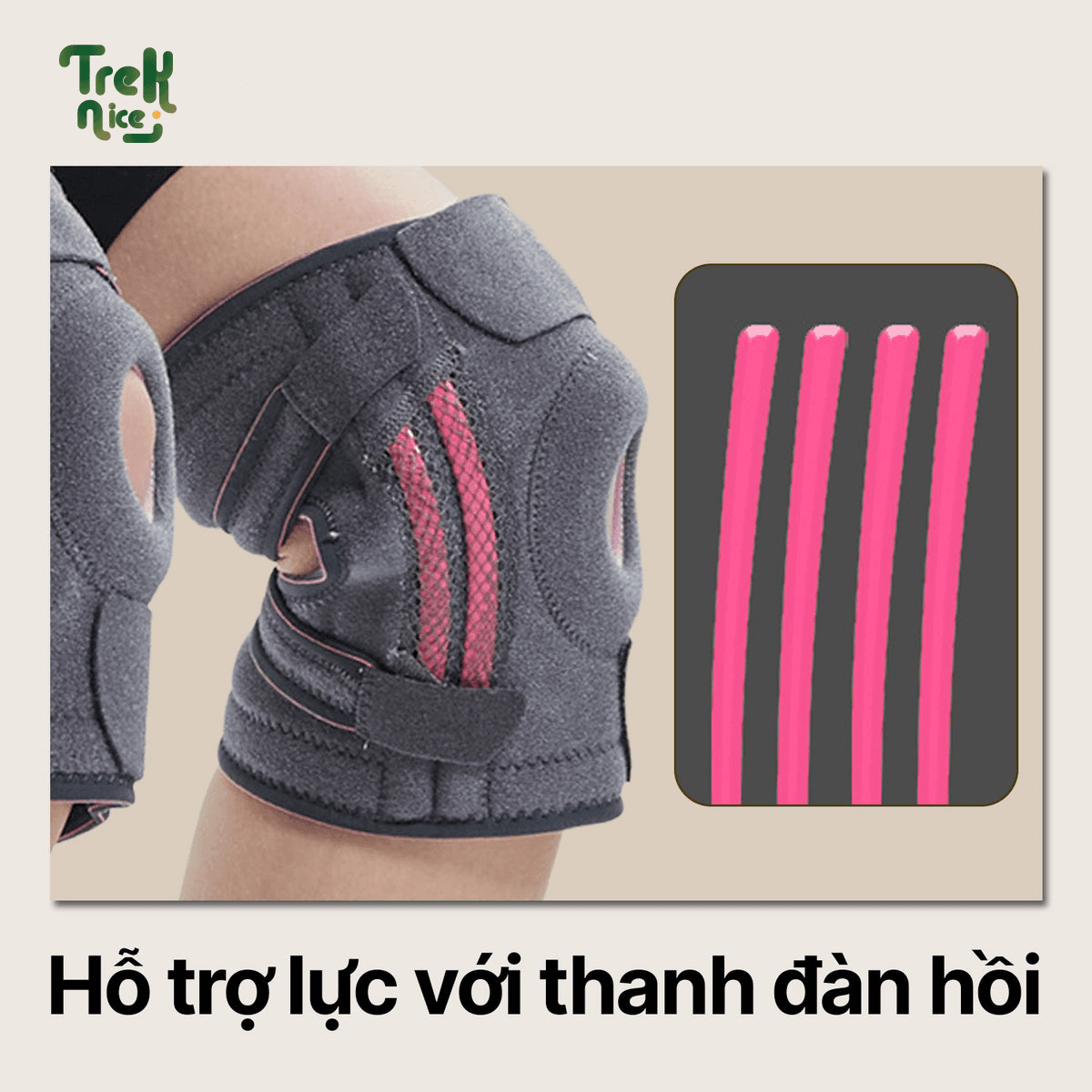 Bó gối hộ trợ leo núi Kneex - Giảm chấn thương, an toàn, tự tin chinh phục địa hình