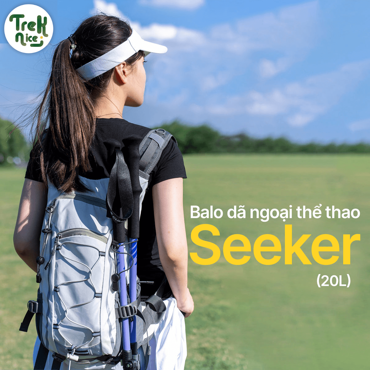 Balo dã ngoại thể thao Seeker - 20L, gọn nhẹ cho chuyến đi ngắn ngày
