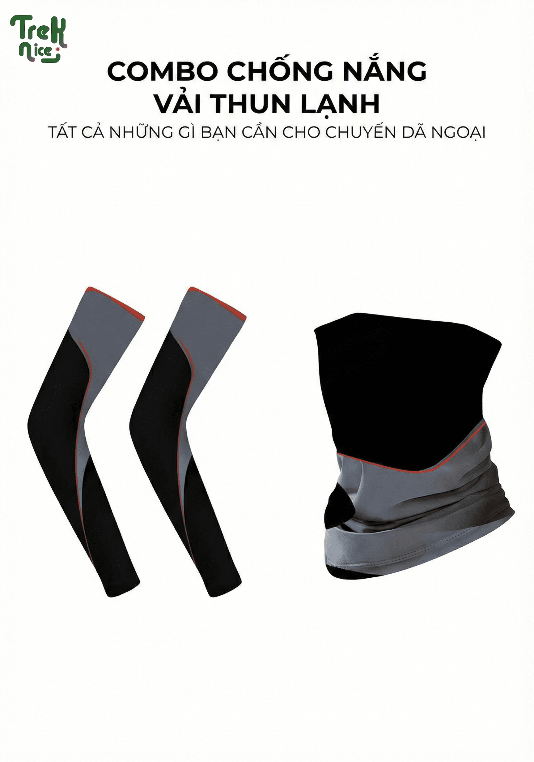 Găng tay chống nắng nam - thun lạnh thoáng khí, co giãn vừa vặn, bảo vệ da tối ưu