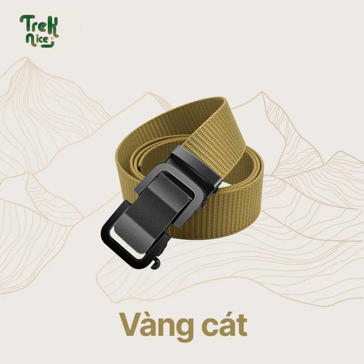 Thắt Lưng Vải Dù Dã Ngoại Axis – Bền Chắc, Nhanh Khô, Dễ Tùy Chỉnh