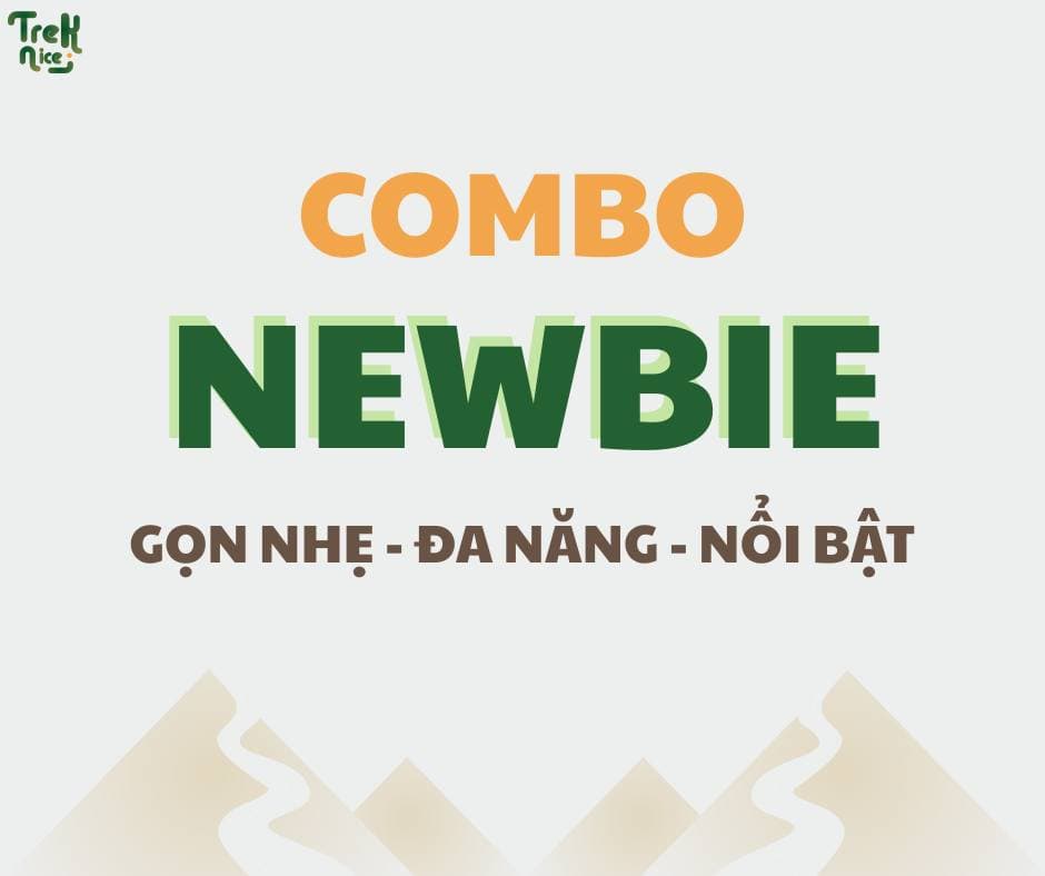 Combo Newbie Trek TrekNice – Bộ Trang Bị Hoàn Hảo Cho Chuyến Trekking Đầu Tiên