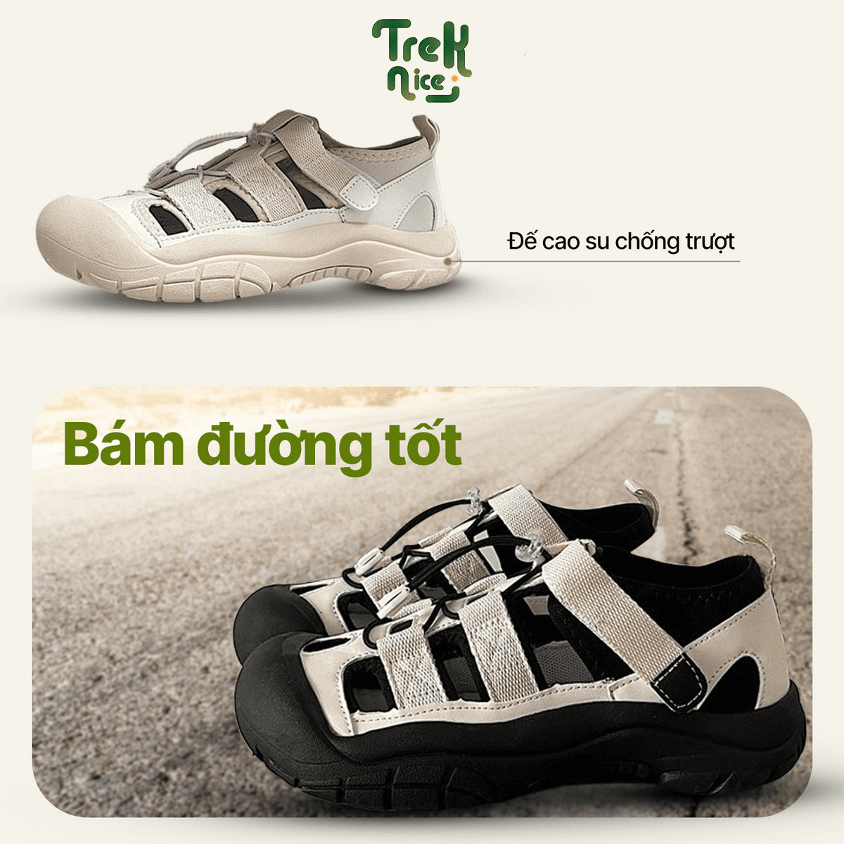 Sandals dã ngoại nữ Nova - Nhẹ, cá tính